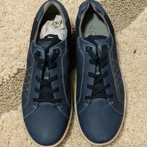 Ecco Ennio Denim Blue shoes brand new